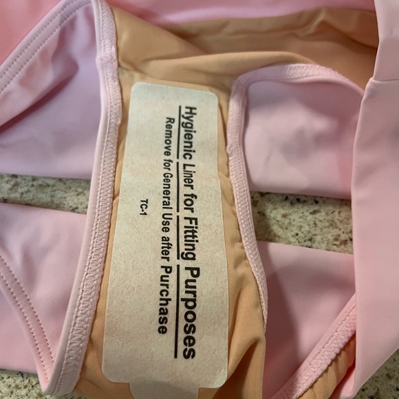 SUMMERSALT THE CLASSIC TURN DOWN BOTTOMS LIGHT PINK NWTS - Picture 3 of 5